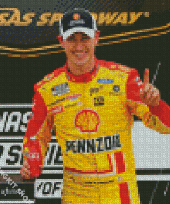 Motorsports Racing Driver Joey Logano Diamond Painting