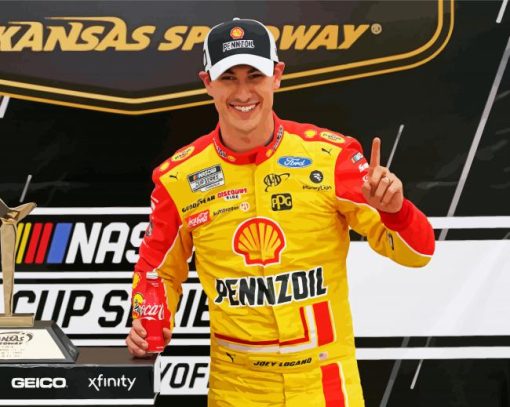 Motorsports Racing Driver Joey Logano Diamond Painting