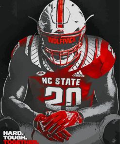 NC State Wolfpack Player Art Diamond Painting