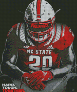 NC State Wolfpack Player Art Diamond Painting