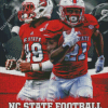 NC State Poster Football Diamond Painting