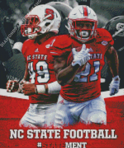 NC State Poster Football Diamond Painting