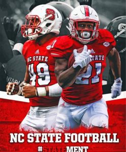 NC State Poster Football Diamond Painting