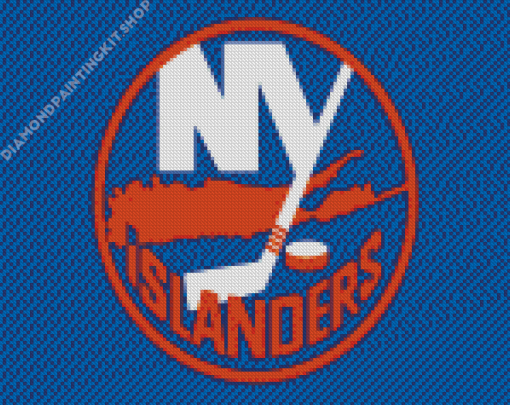 NY Islanders Logo Diamond Painting