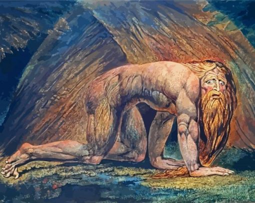 Nebuchadnezzar By William Blake Diamond Painting