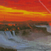 Niagara Falls Sunset Diamond Painting