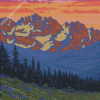 Olympic National Forest Park Poster Diamond Painting