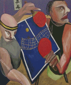 Ping Pong Tennis Table Diamond Painting