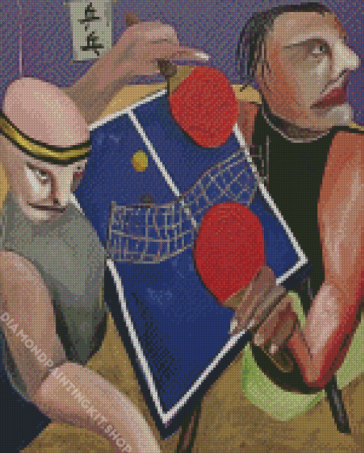 Ping Pong Tennis Table Diamond Painting