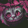 Pink Cheshire Cat Diamond Painting