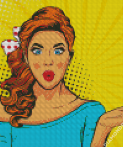 Pop Girl Wow Diamond Painting