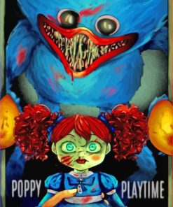 Poppy Playtime Video Game Poster Diamond Painting