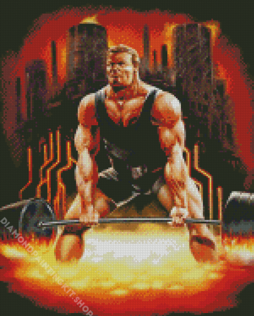 Powerlifting Diamond Painting