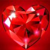 Red Diamond Heart Diamond Painting