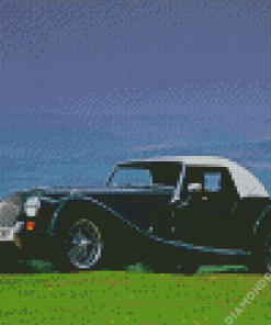 Retro Morgan Car Diamond Painting