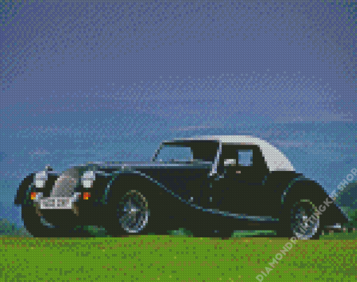 Retro Morgan Car Diamond Painting