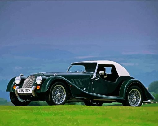 Retro Morgan Car Diamond Painting