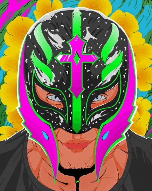 Rey Mysterio WWE Diamond Painting