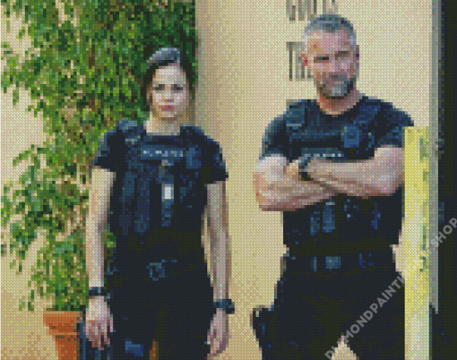 SWAT Serie Characters Diamond Painting