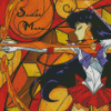 Sailor Mars Anime Girl Diamond Painting