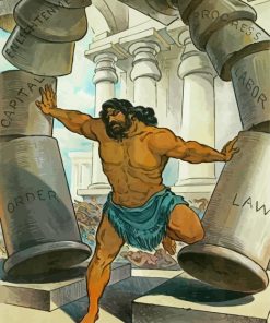 Samson And Pillars Diamond Painting