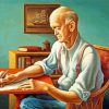 Self Portrait Thomas Hart Benton Diamond Painting