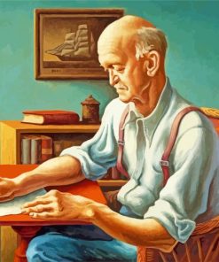 Self Portrait Thomas Hart Benton Diamond Painting