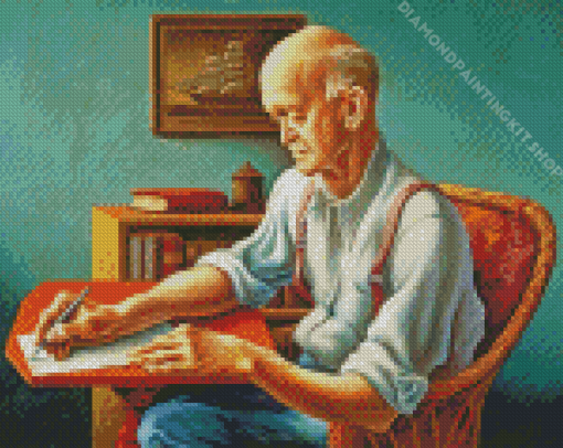 Self Portrait Thomas Hart Benton Diamond Painting