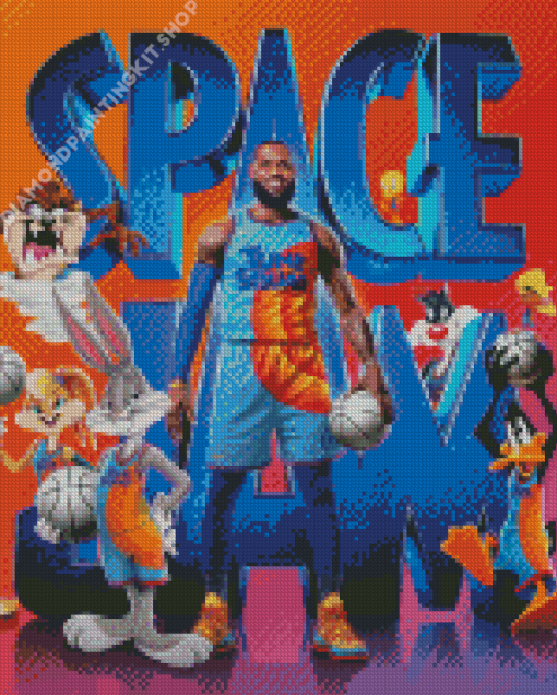 Space Jam Movie Diamond Painting