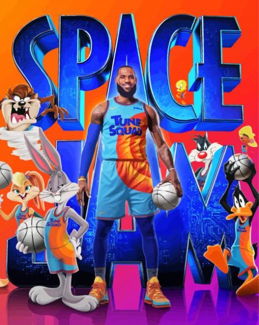 Space Jam Movie Diamond Painting