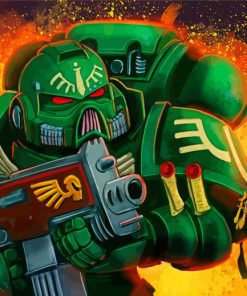 Space Marine Art Diamond Painting