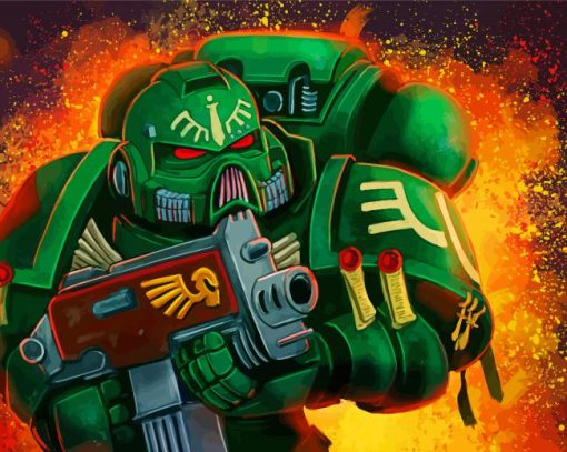 Space Marine Art Diamond Painting