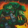 Space Marine Art Diamond Painting