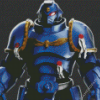 Space Marine Video Game Diamond Painting