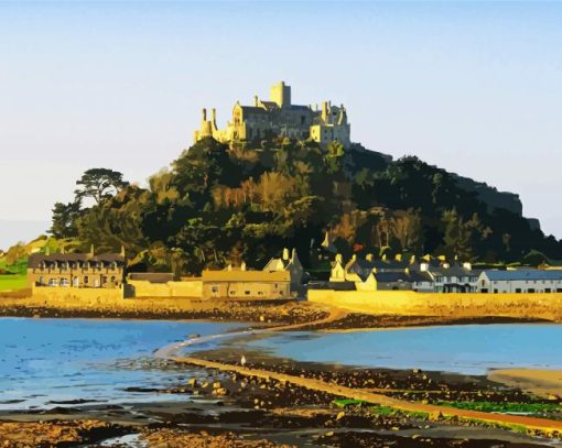 St Michaels Mount Cornwall Diamond Painting