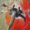 Star Wars Wing Fighter Diamond Painting