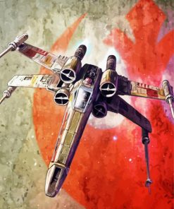 Star Wars Wing Fighter Diamond Painting