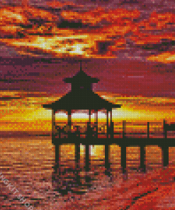 Sunset At Montego Bay Diamond Painting