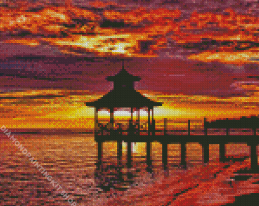 Sunset At Montego Bay Diamond Painting