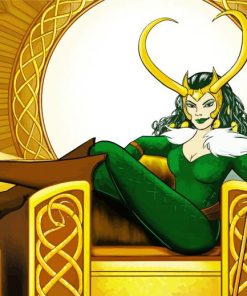 Sylvie Lady Loki Marvel Diamond Painting