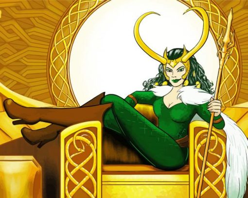 Sylvie Lady Loki Marvel Diamond Painting