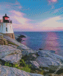 The Castle Hill RI Lighthouse Diamond Painting