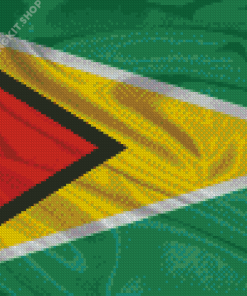 The Guyana Flag Diamond Painting