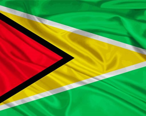 The Guyana Flag Diamond Painting