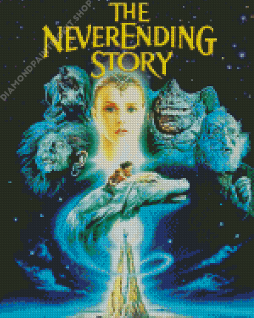 The NeverEnding Story Movie Poster Diamond Painting