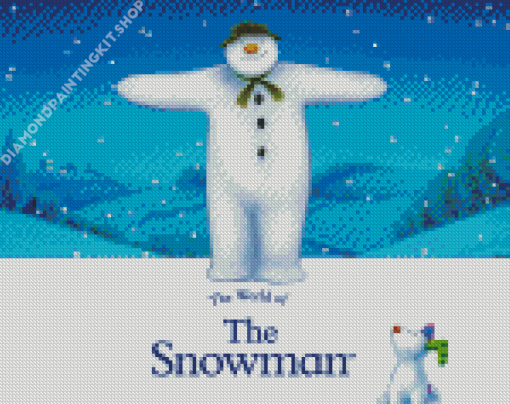 The Snowman Movie Poster Diamond Painting