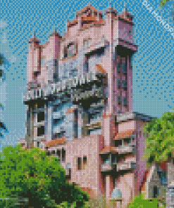 The Twilight Zone Tower Of Terror In Florida Diamond Painting