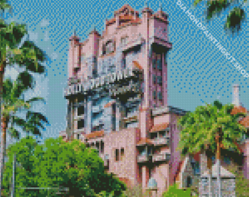 The Twilight Zone Tower Of Terror In Florida Diamond Painting