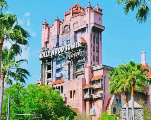 The Twilight Zone Tower Of Terror In Florida Diamond Painting