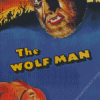 The Wolf Man Poster Diamond Painting